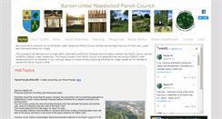 Desktop Screenshot of bartonparishcouncil.org.uk