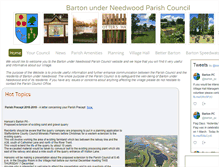 Tablet Screenshot of bartonparishcouncil.org.uk